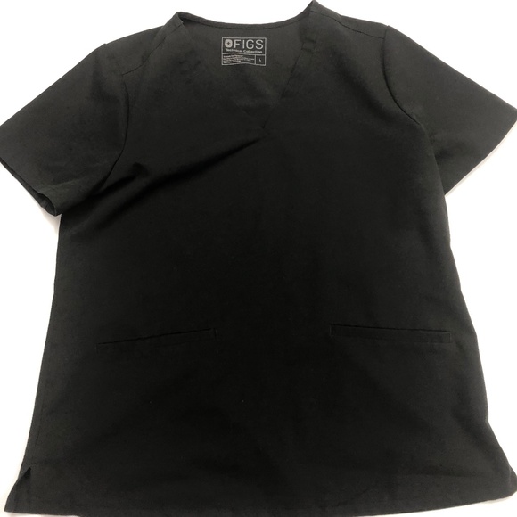 Figs large technical collection black scrub top - Picture 1 of 2